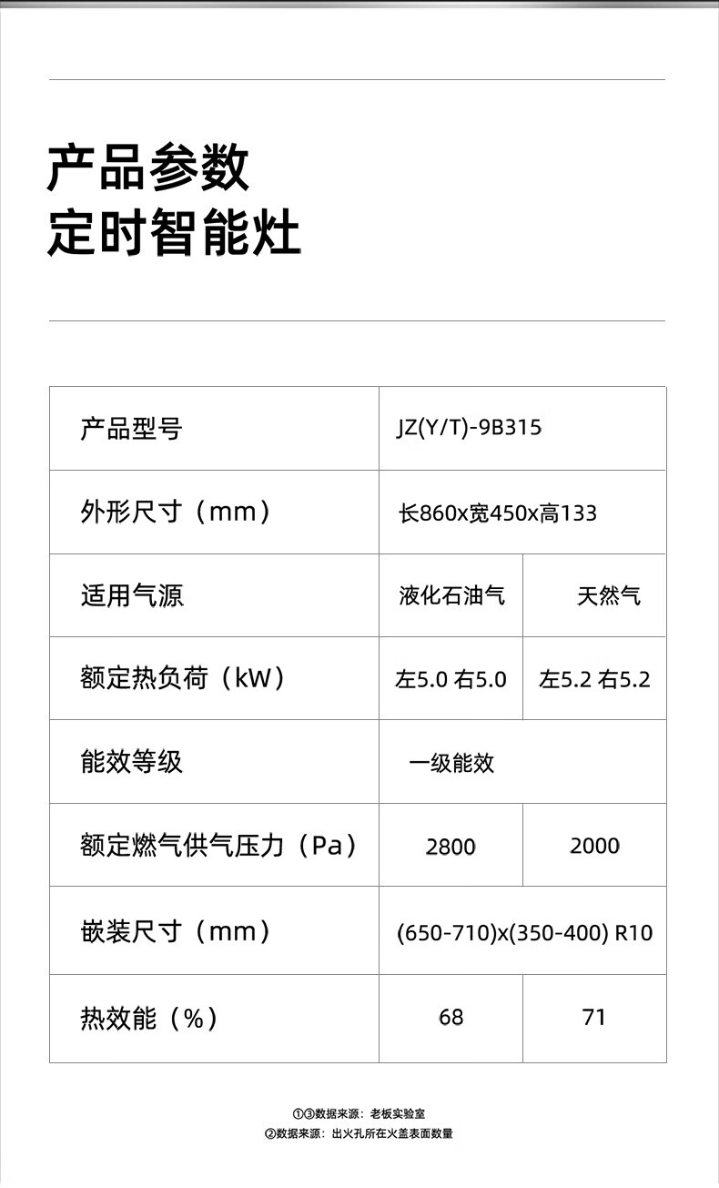 老板灶具JZT-9B315
