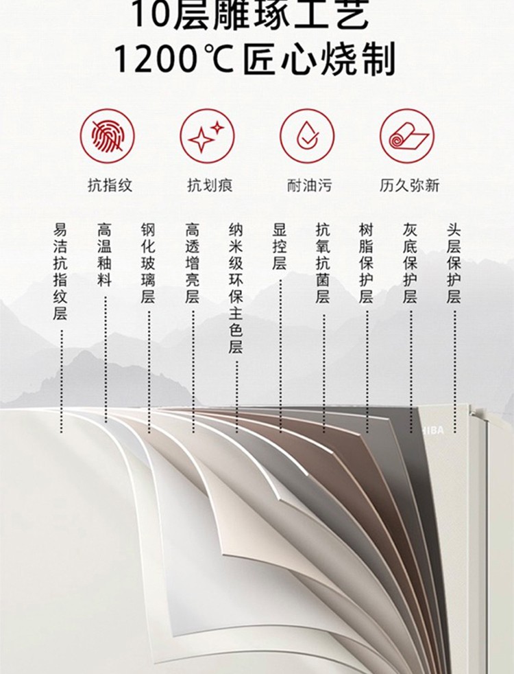 东芝冰箱多门GR-RM436WE-PG2B7五门羽纱杏