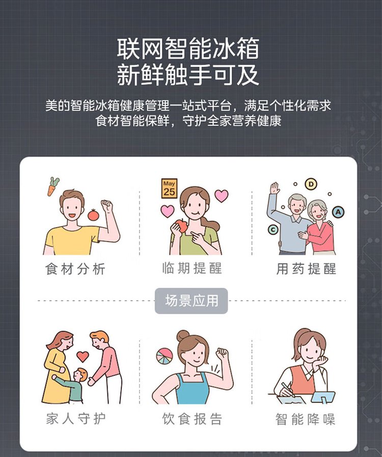 美的冰箱十字开BCD-519WSGPZM