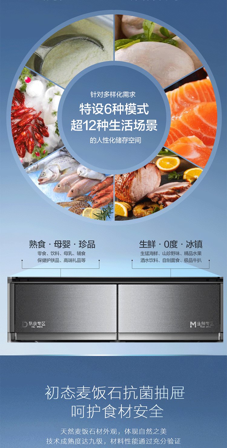 容声冰箱BCD-506WKK1FPGZA墨韵岩