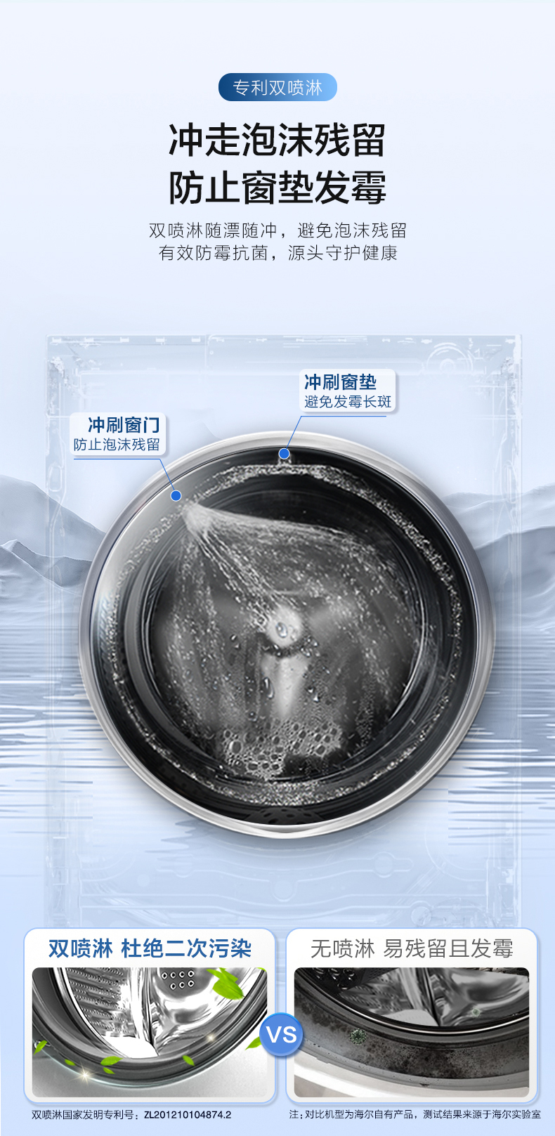 海尔洗衣机滚筒XQG100-BD12366