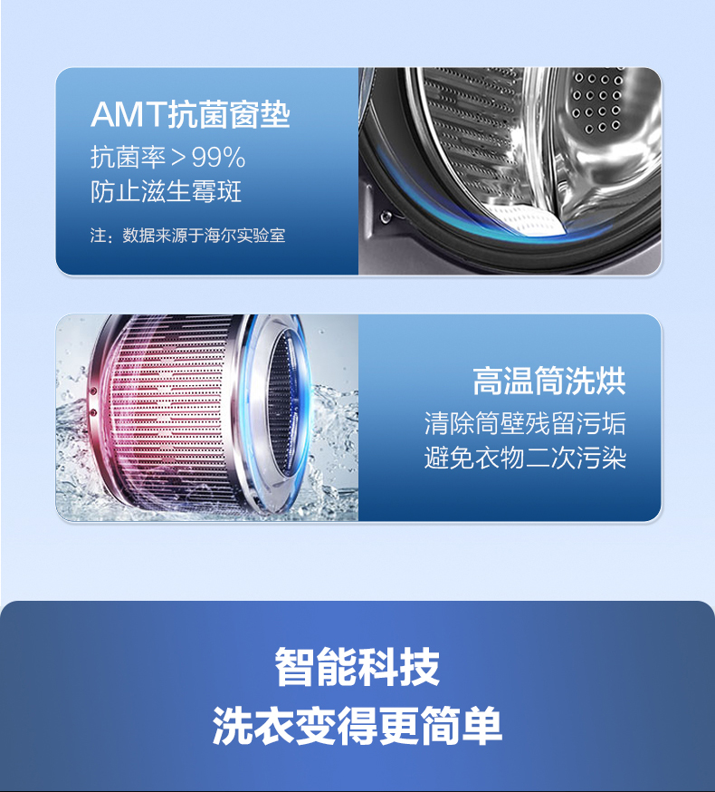 海尔洗衣机滚筒XQG100-BD12366