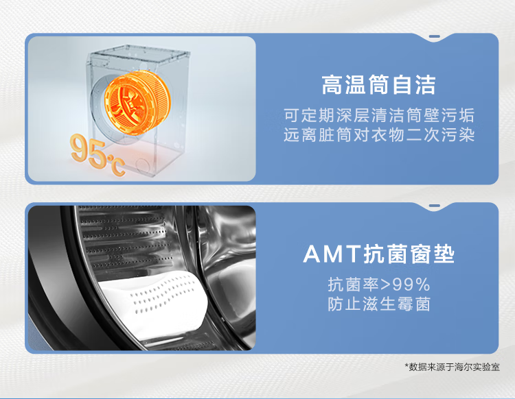 海尔洗衣机滚筒XQG100-BD1266