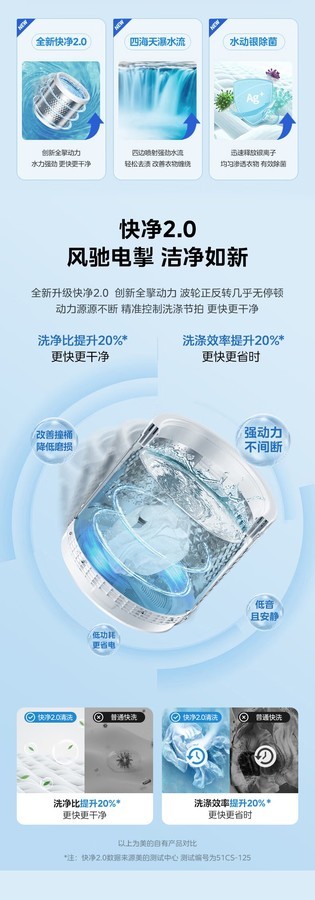 美的洗衣机全自动MB100FC5DT