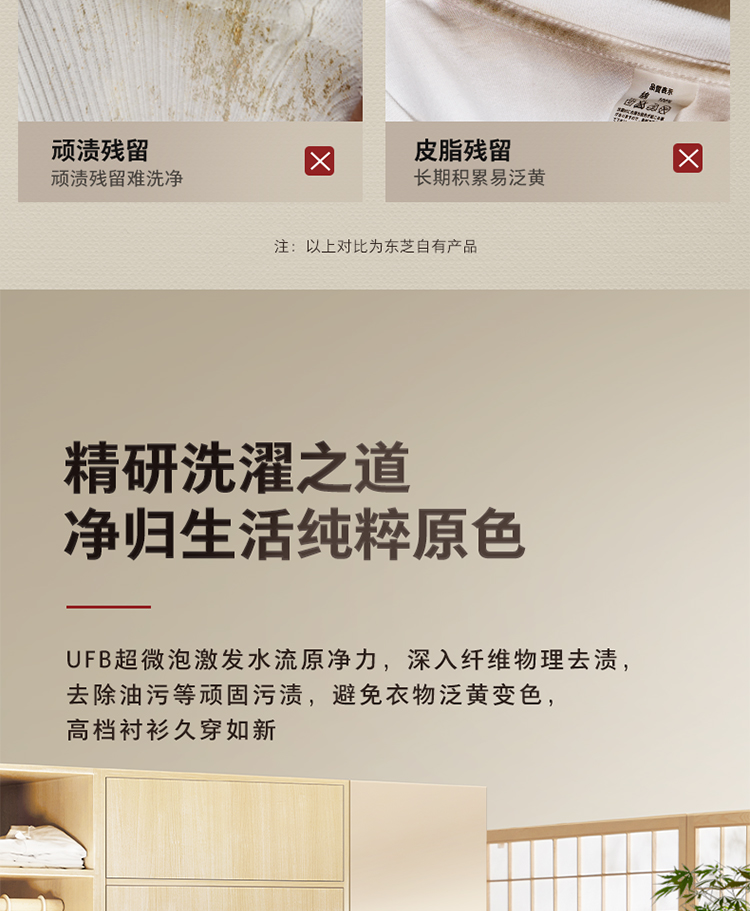 东芝洗衣机纯平全嵌10公斤滚筒DG-10TC23BY