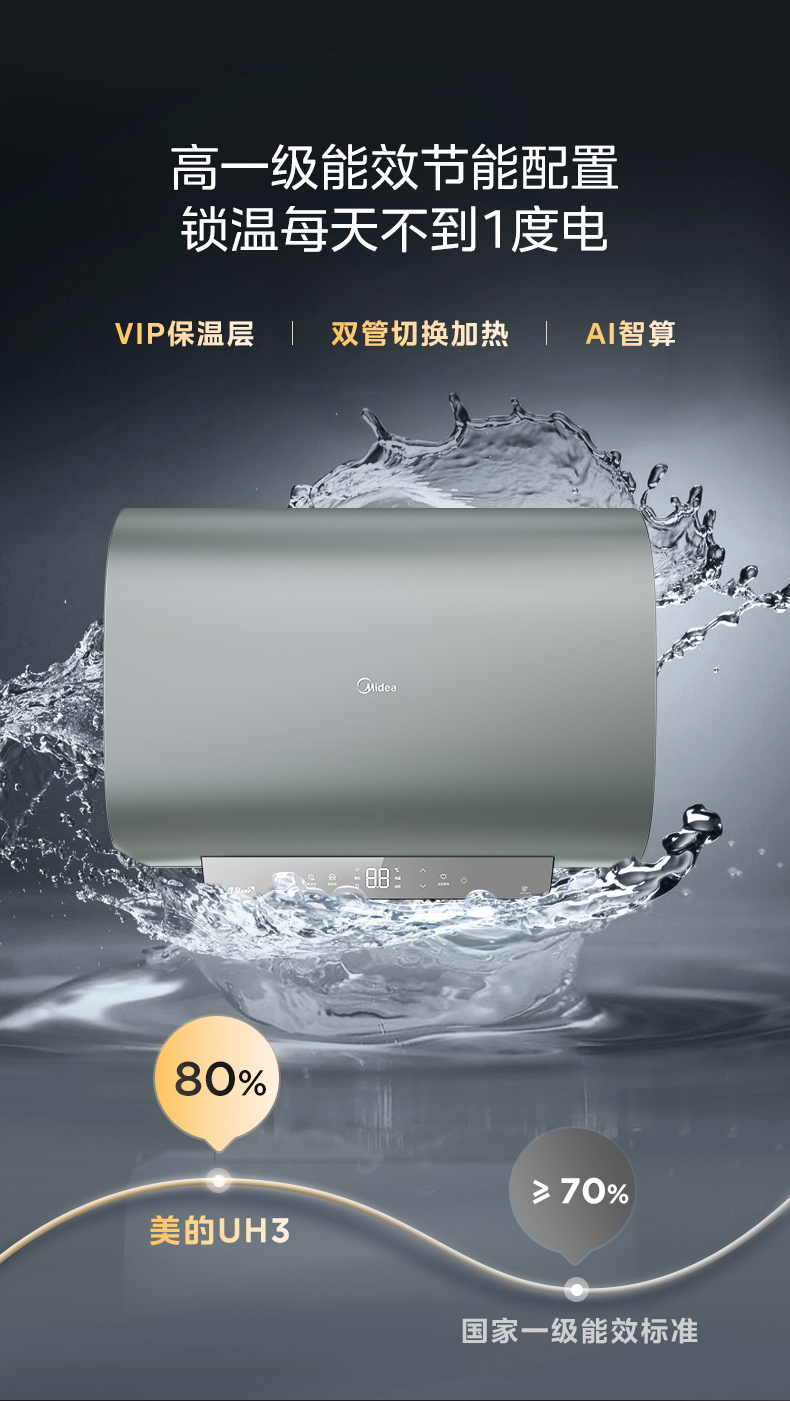 美的电热水器F60-33UH3(HE)