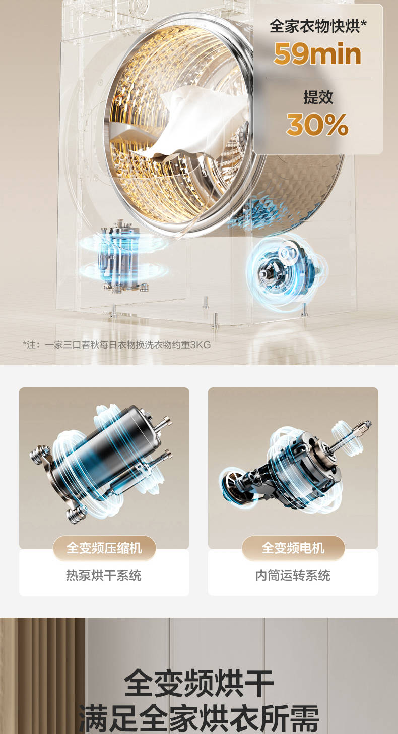 小天鹅洗烘套高端蓝氧2.0升级款TG100MS93ILZ+TH100-H93WZ