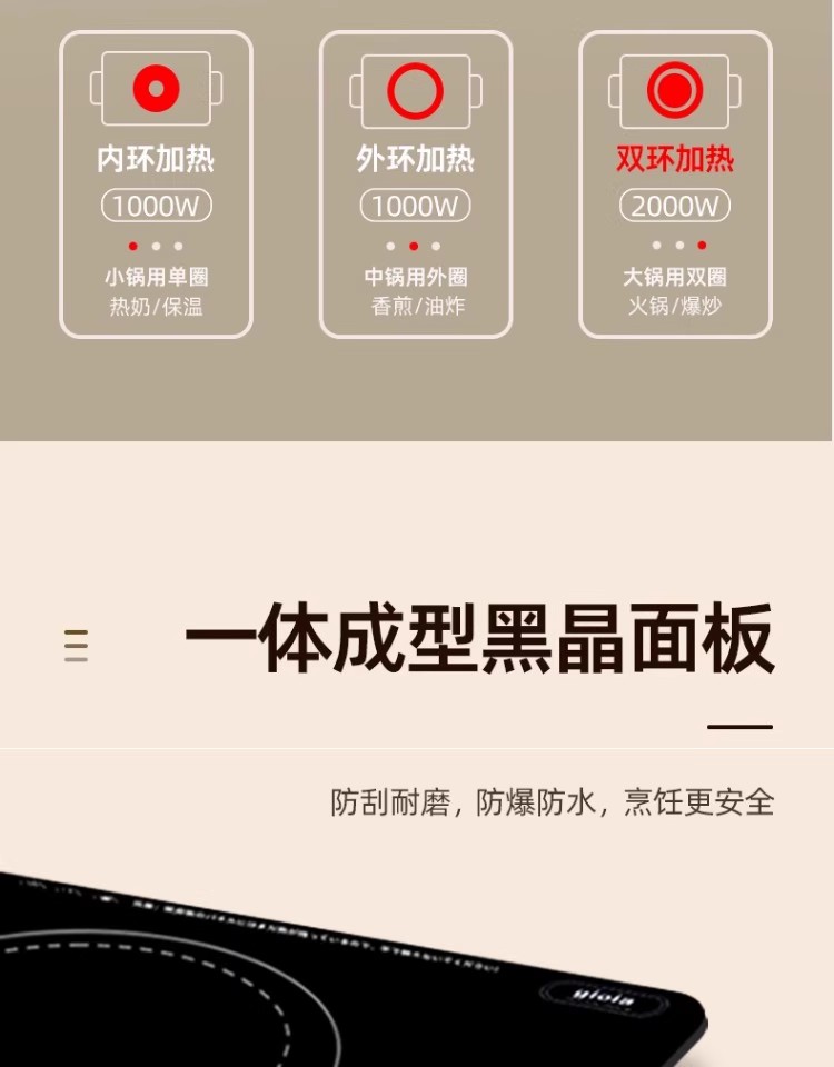 焦亚多功能电陶炉YLX-S6120