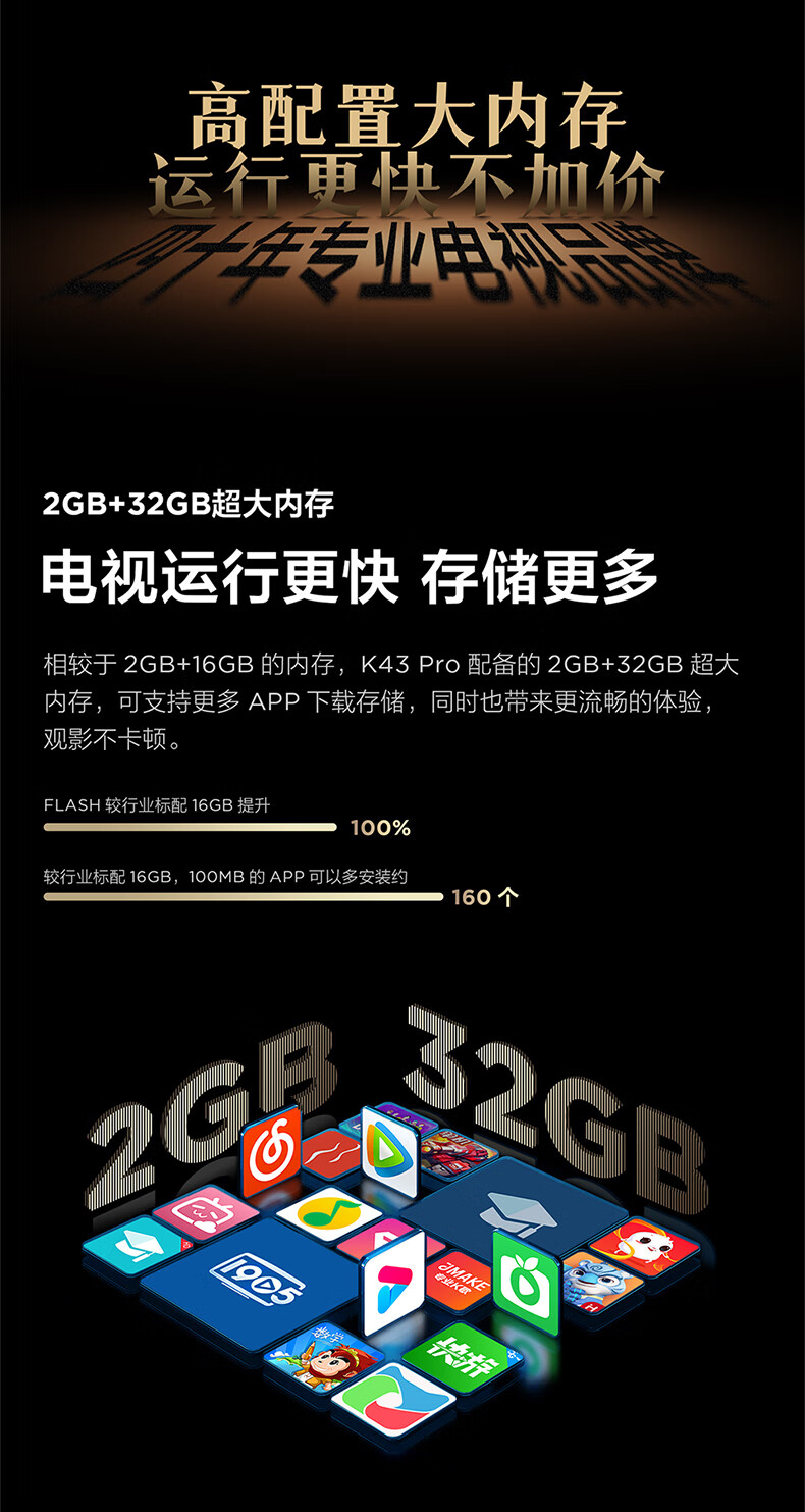 TCL电视乐华青春系列75英寸75K43Pro