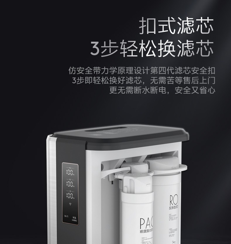 美的高端定制品牌COLMO净水器CWRC400-A04