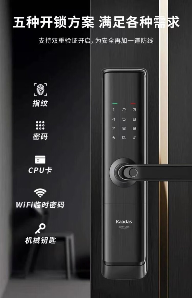 凯迪仕指纹锁S110红古铜