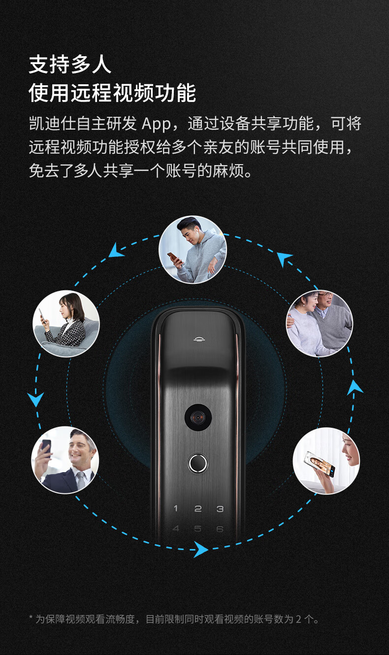 凯迪仕指纹锁K20-V