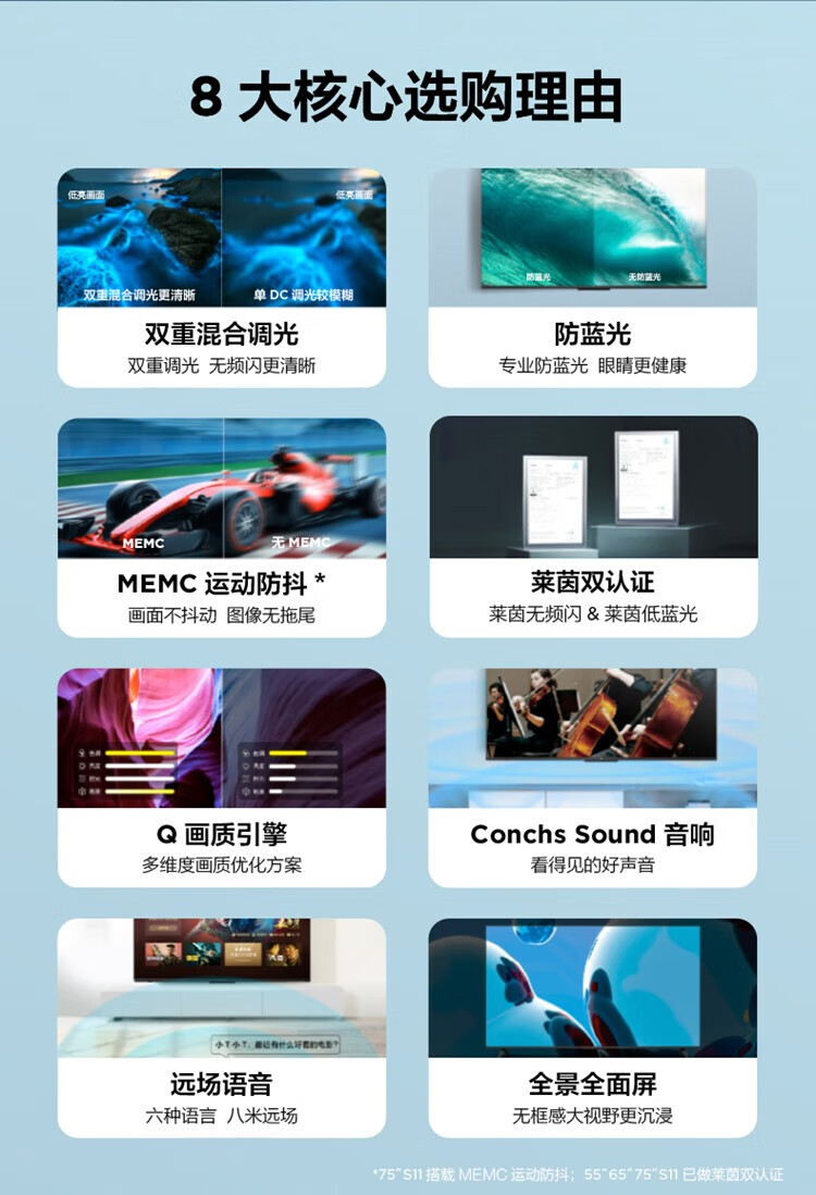 TCL电视75英寸 75S11