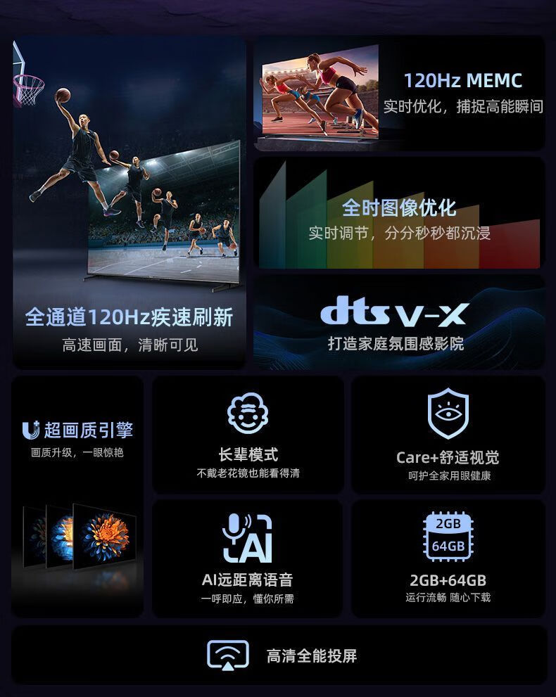 海信电视75英寸75D3N