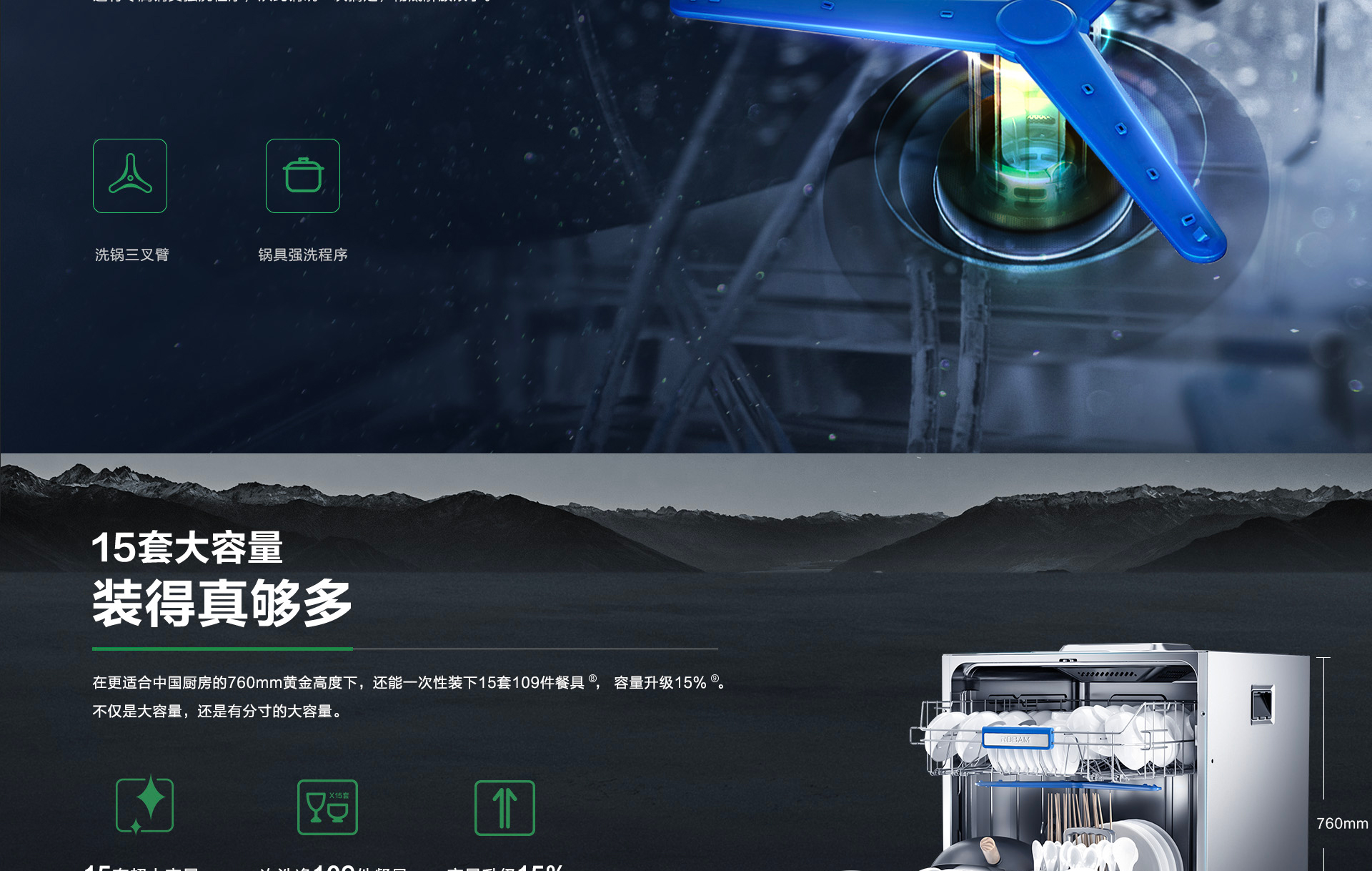 老板洗碗机洗消一体机光焱S1 Plus Lite（W76-S1L）