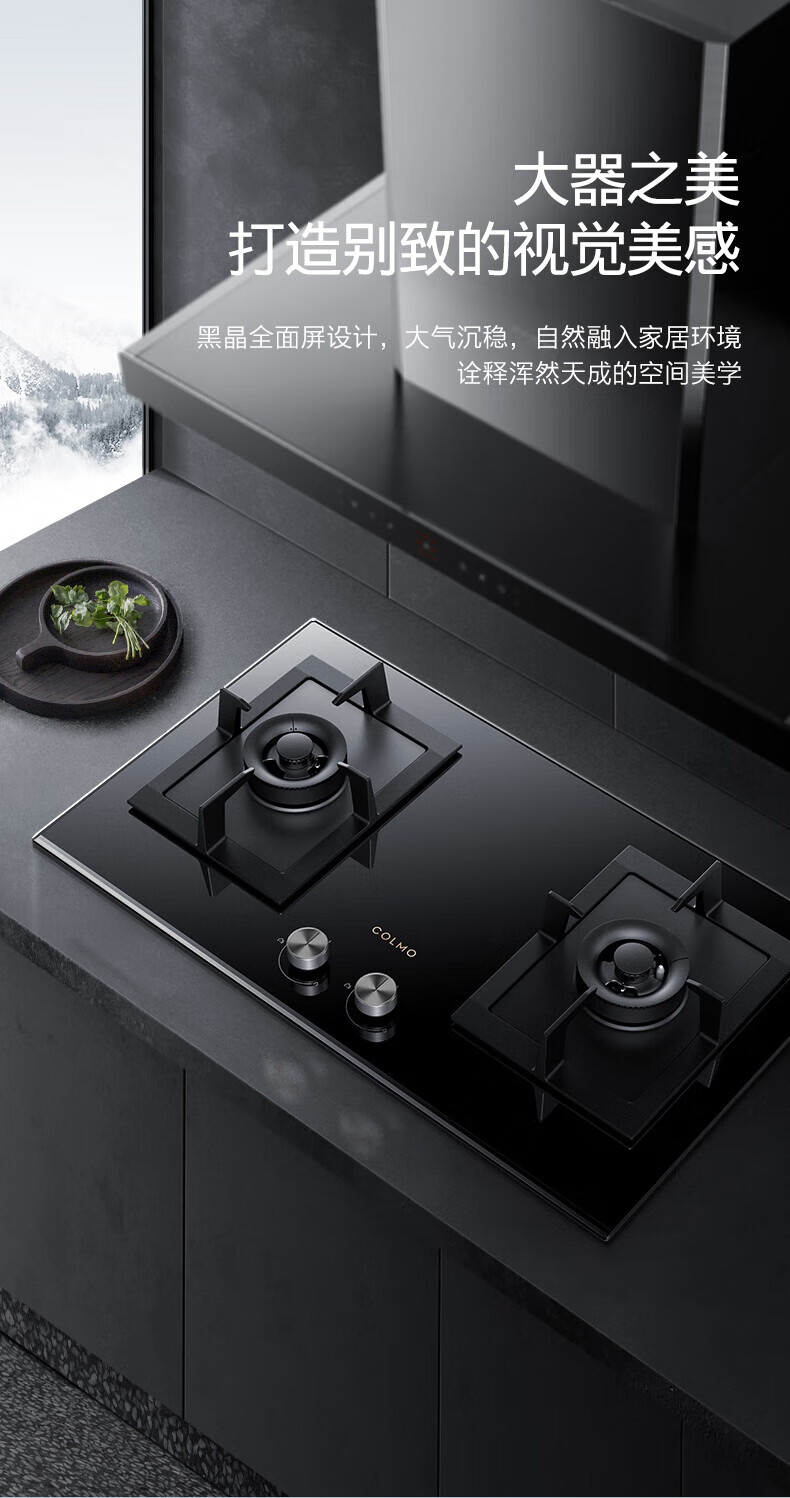 美的高端定制品牌COLMO灶具【画境】EF2