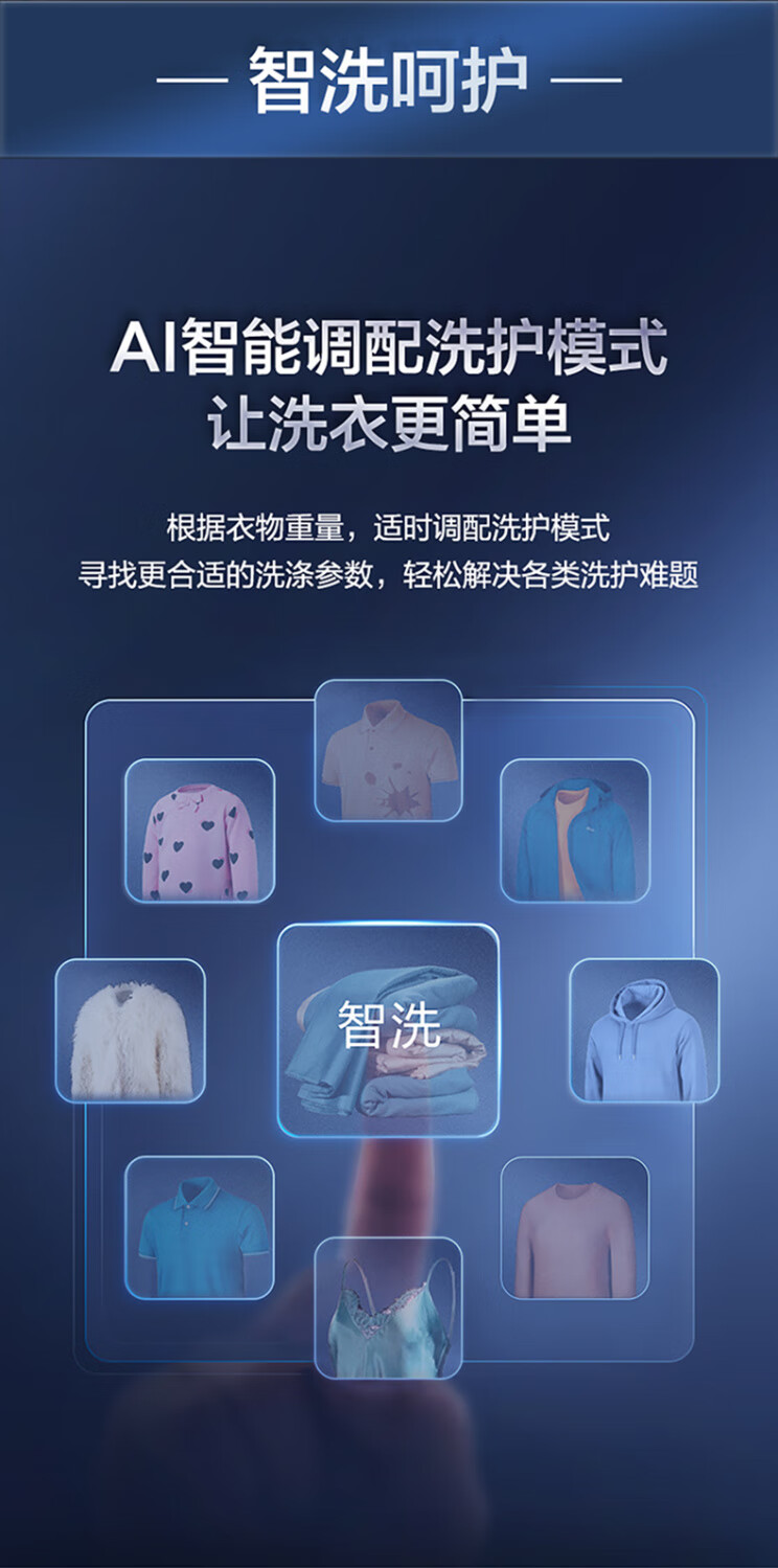 海尔洗衣机全自动EB100B26Mate3