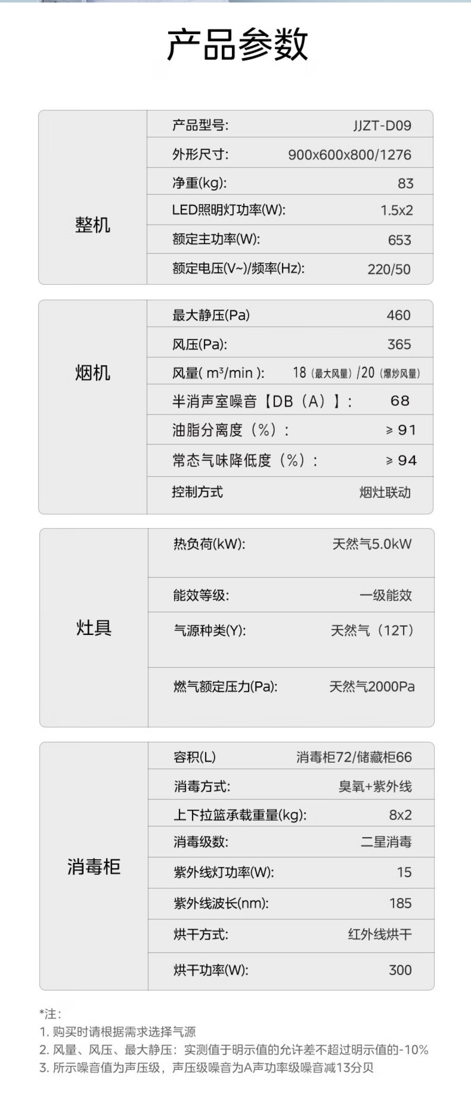 美的集成灶JJZT-D09