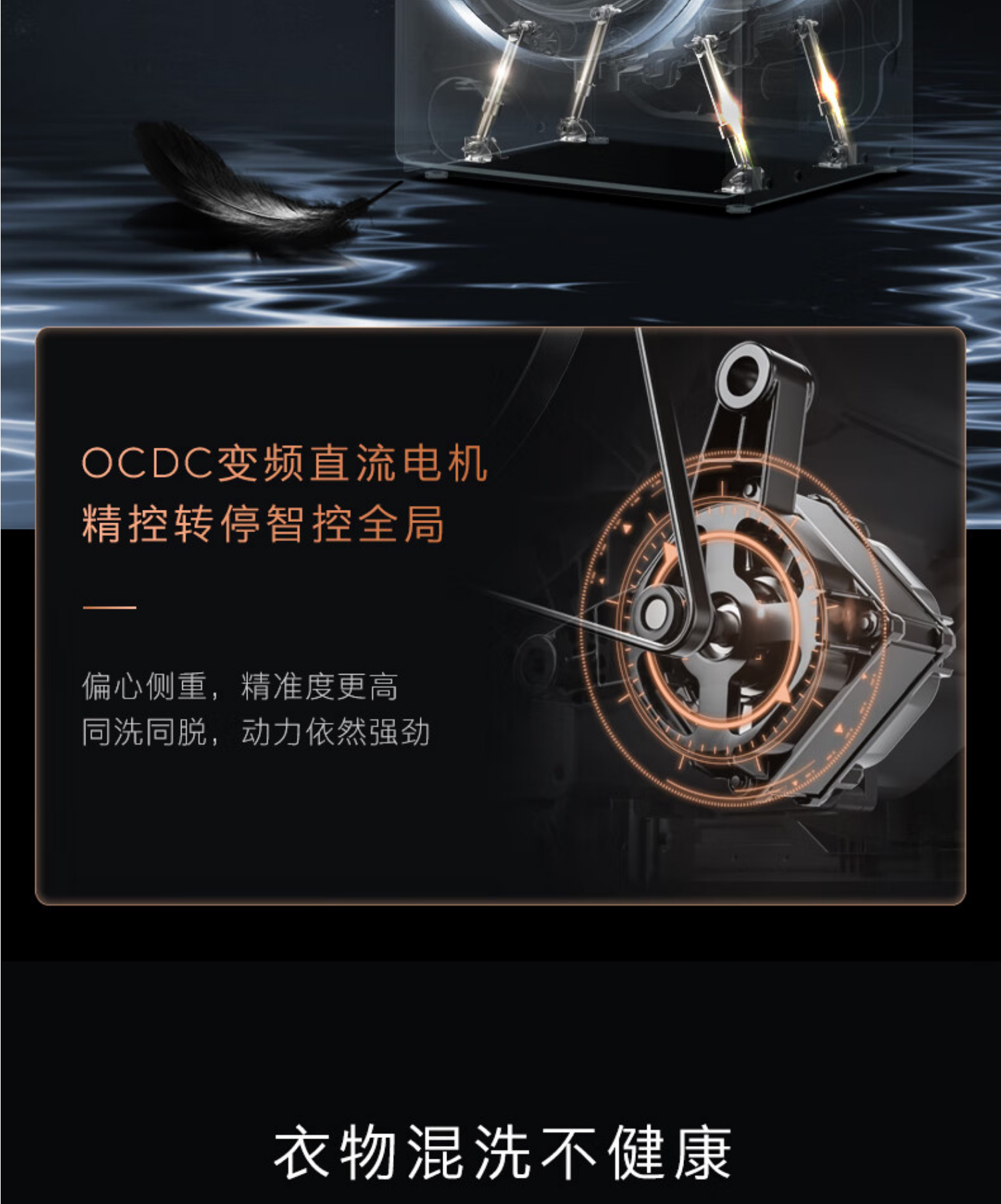 美的高端定制品牌COLMO洗衣机 滚筒子母舱分区 CLGG13E 子母舱分区洗衣机