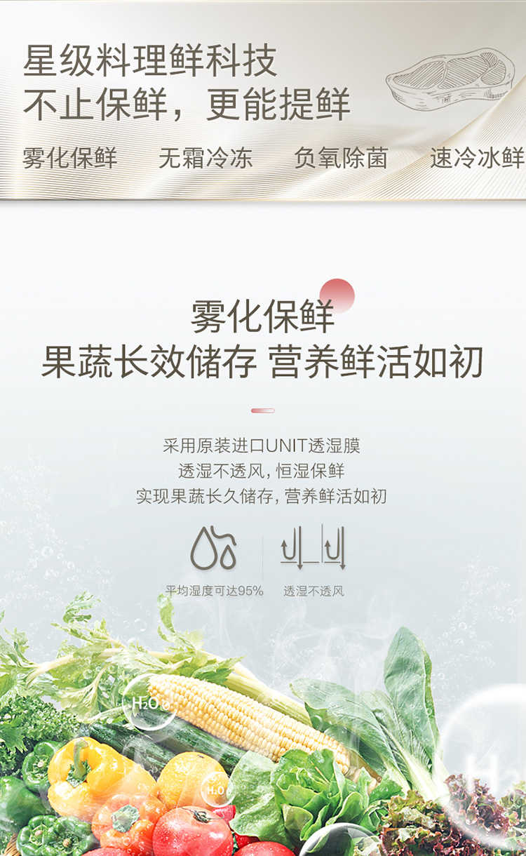 东芝冰箱十字开GR-RF451WI-PG1B9玉芷白