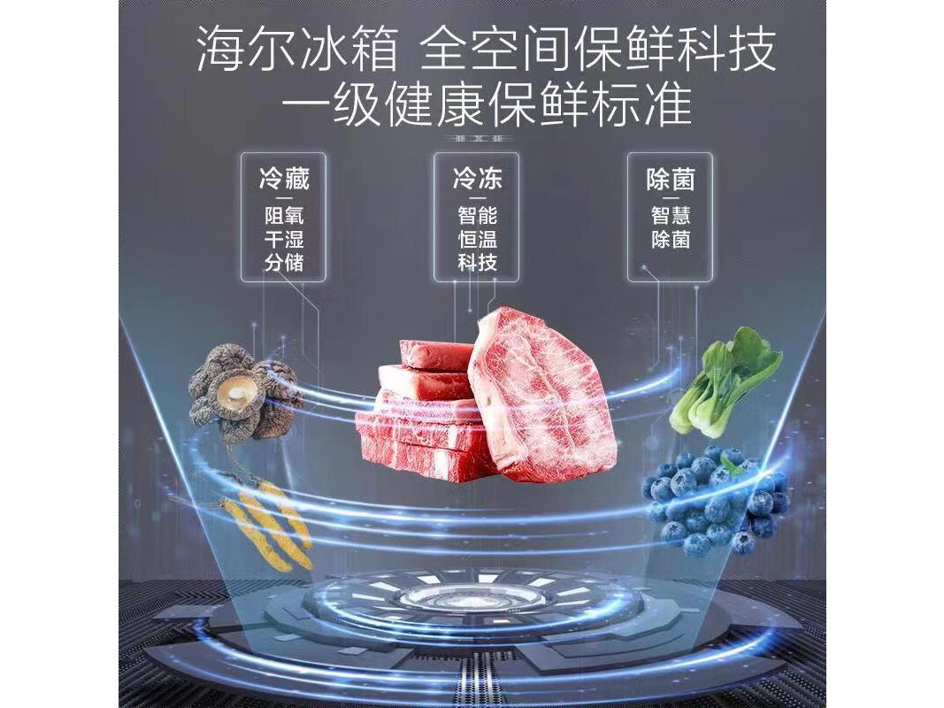 海尔冰箱十字开BCD-520WGHTD14GZU1