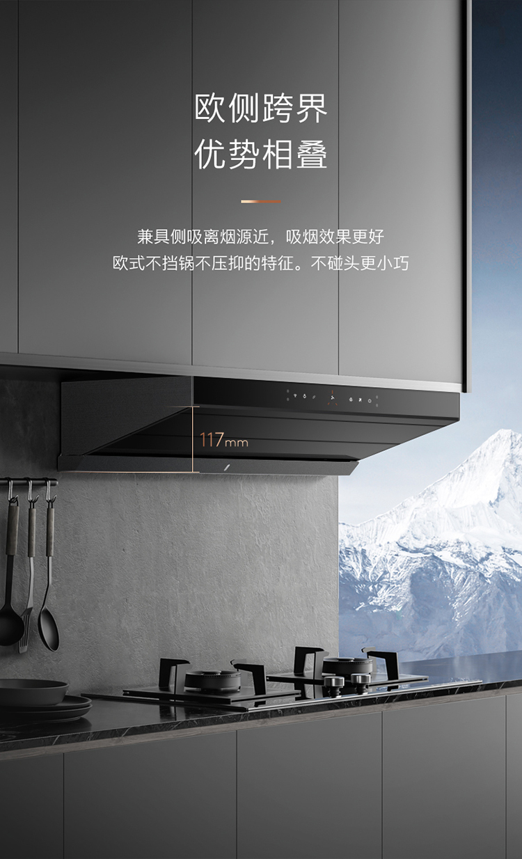 美的高端定制品牌COLMO烟机  CXKCP925S-D3