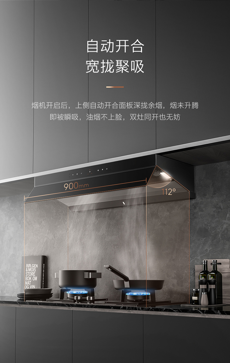 美的高端定制品牌COLMO烟机  CXKCP925S-D3