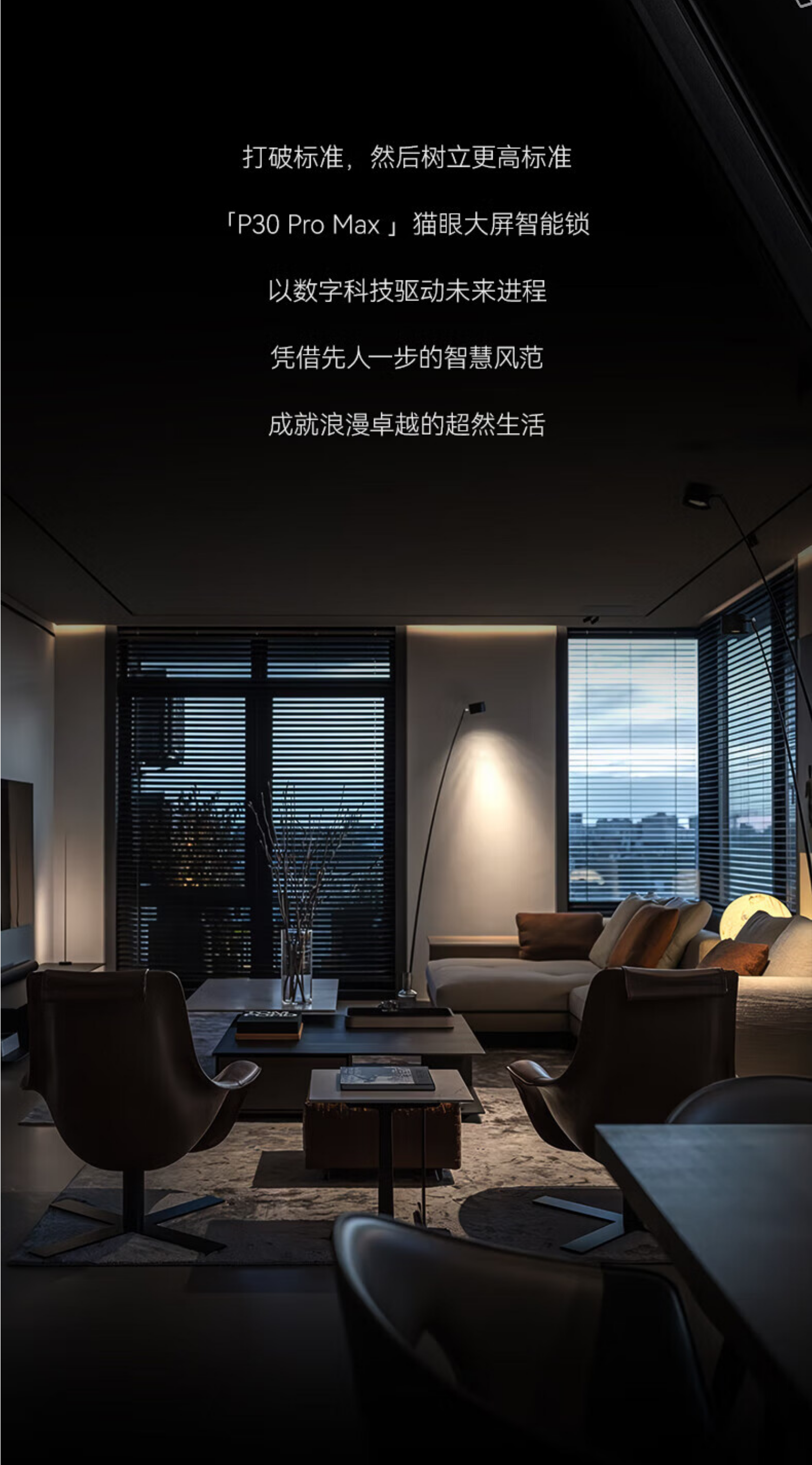 凯迪仕指纹锁P30ProMax太空灰