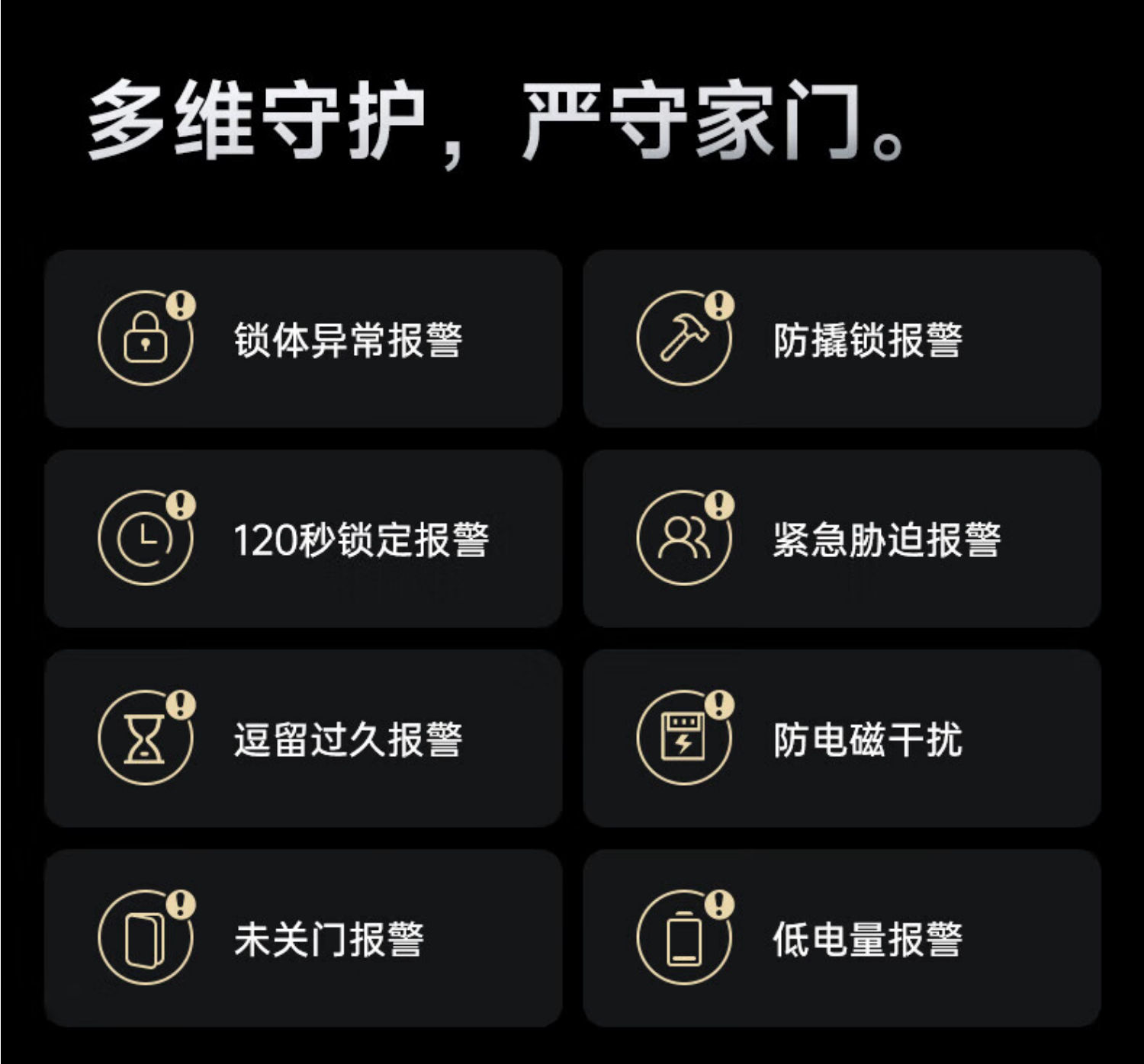 凯迪仕指纹锁P30ProMax太空灰