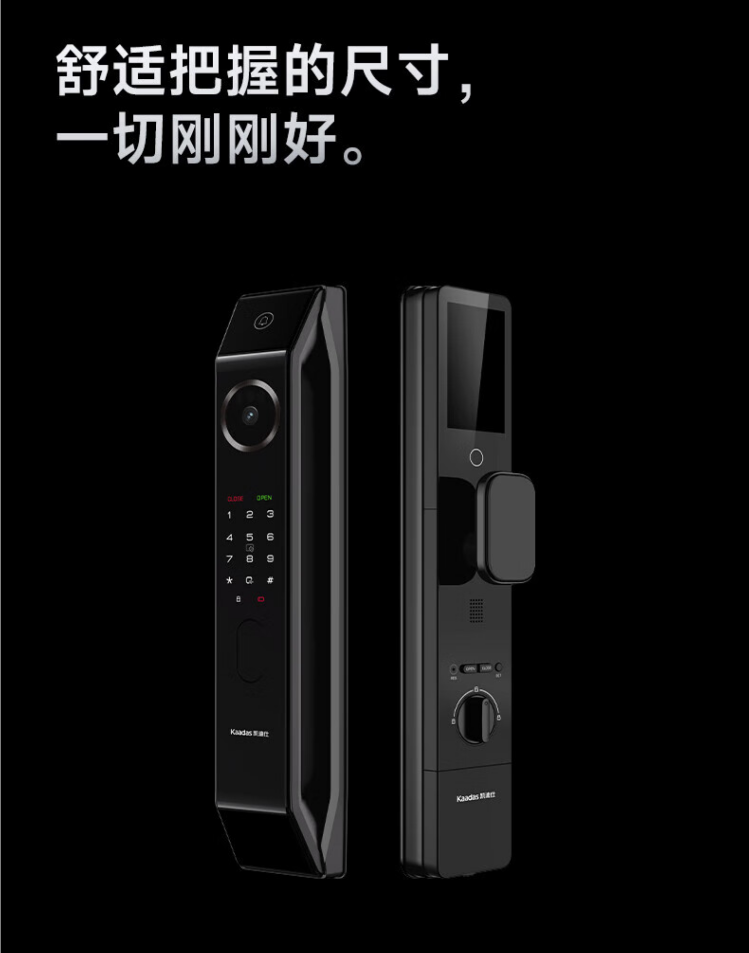 凯迪仕指纹锁P30ProMax太空灰