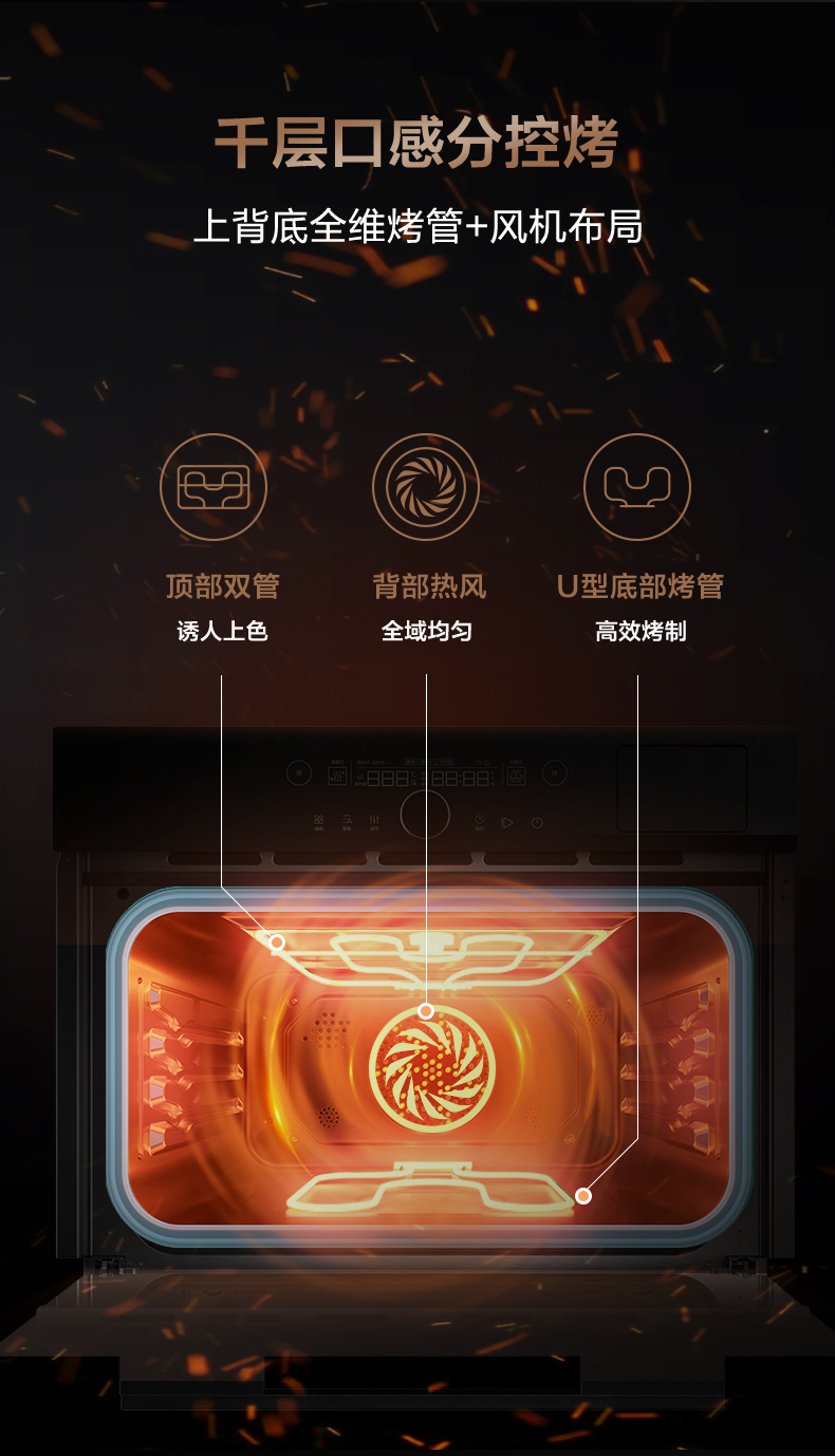 华帝蒸烤一体机JYQ50-W2301