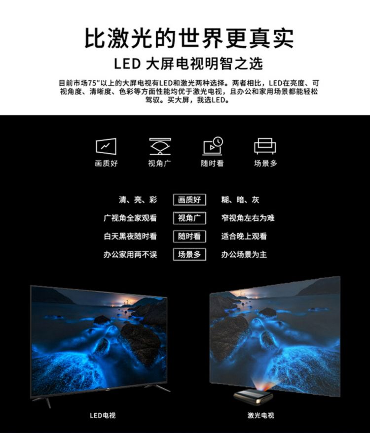 TCL电视75英寸75F8A