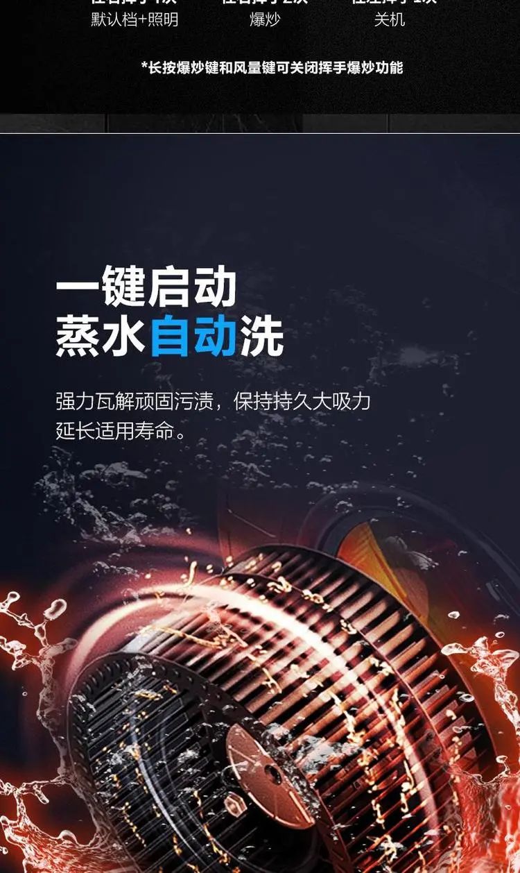 华帝烟机23立方侧吸式CXW-250-XS406