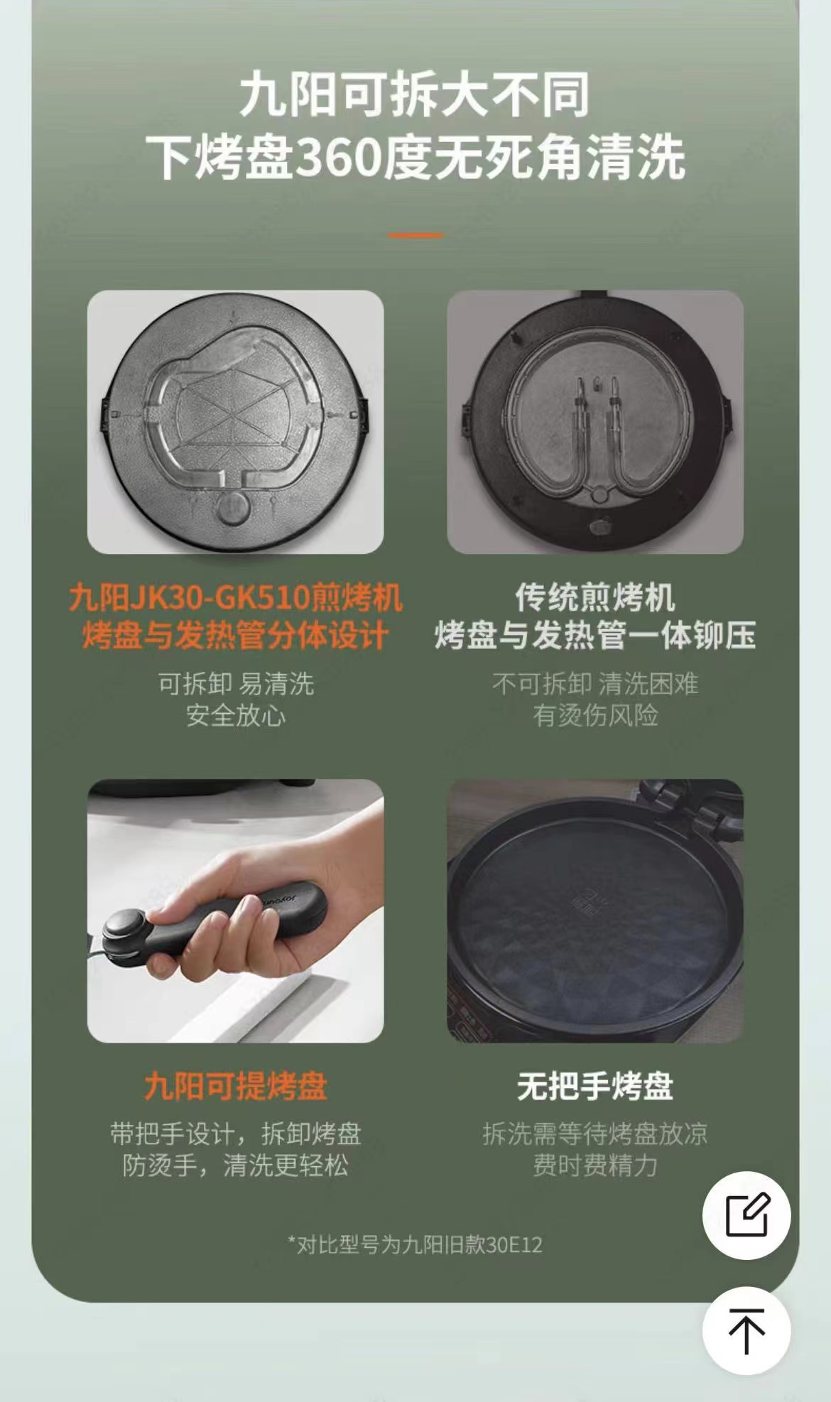 九阳电饼铛GK510
