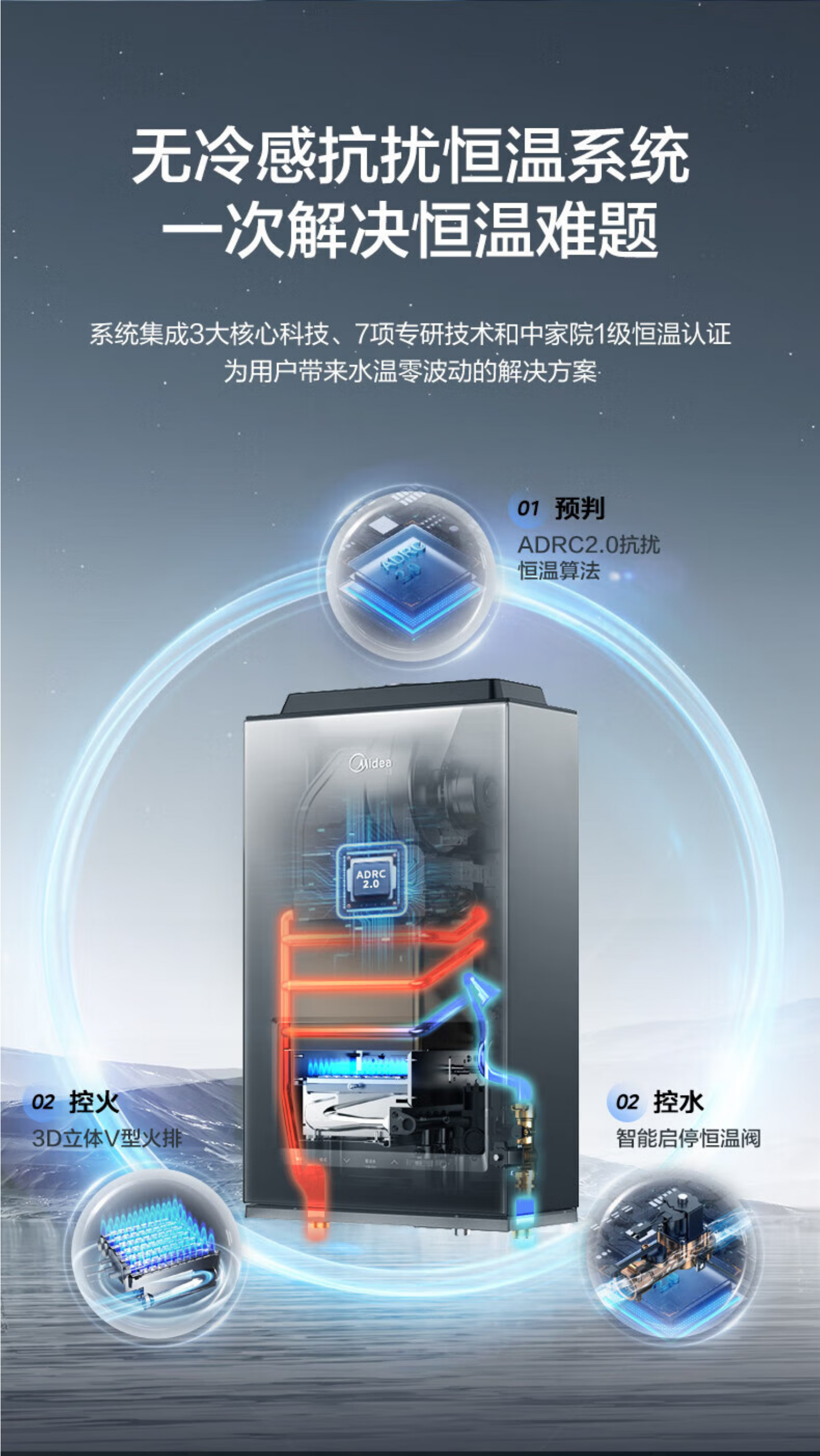美的燃气热水器JSQ30-16QM4