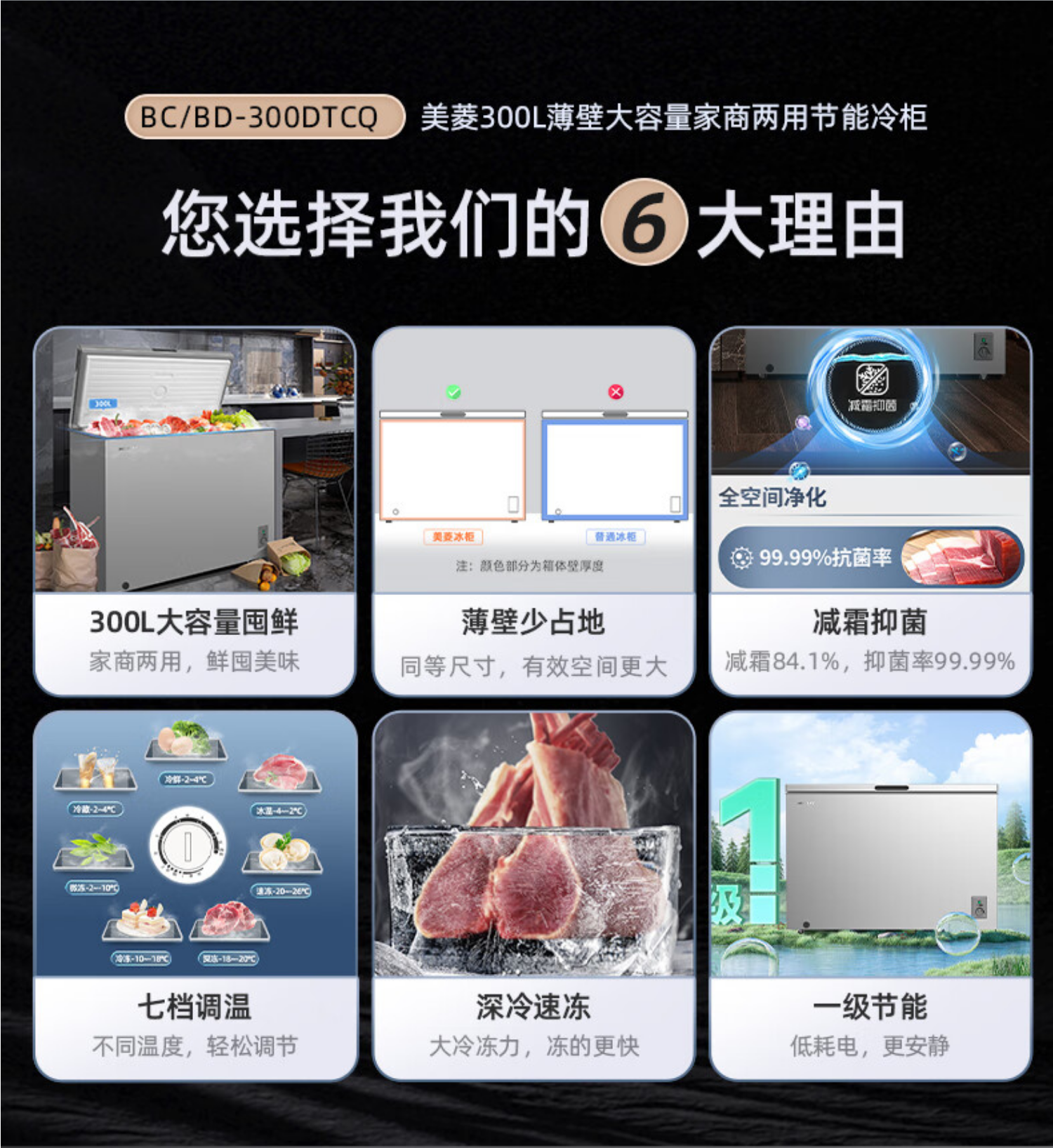 美菱冷柜BC/BD-300DTCQ