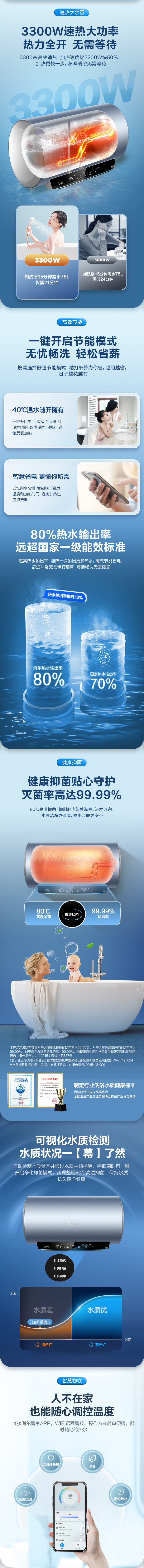 海尔电热水器ES60H-D3SU1