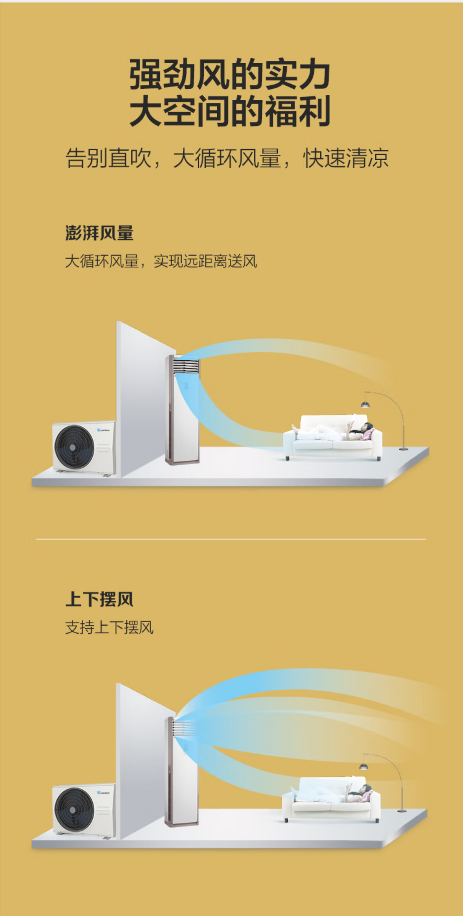小天鹅空调3P柜机KFR-72LW/N10(BDN8)-3