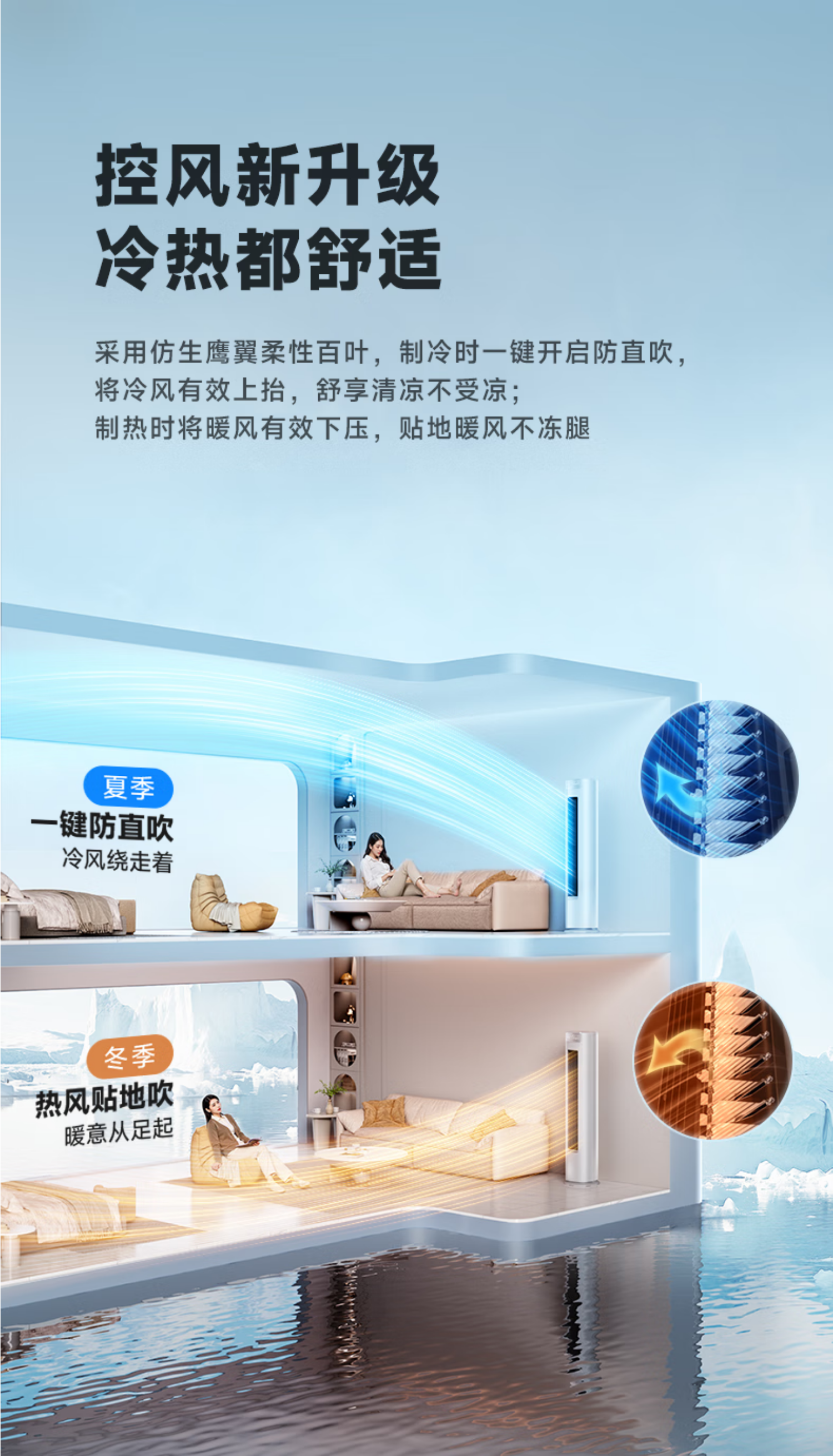美的巨瀑风2P柜机KFR-51LW/CQ2-1