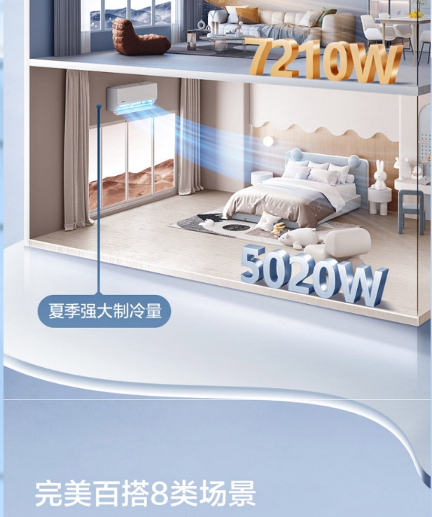 小天鹅空调2P挂机凛云KFR-50GW/N10-1