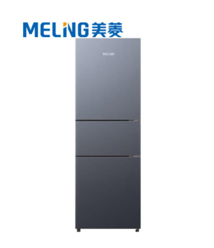 美菱冰箱三开门BCD-221WE3C（星空灰）详图为极光银配色