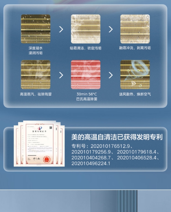 美的空调1.5P挂机KFR-35GW/G3-1A