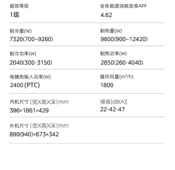 美的空调3P柜机风语者F2  KFR-72LW/F2