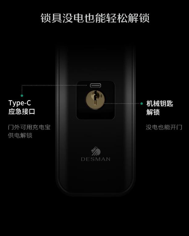 德施曼指纹锁Q3FPro（下摄版）