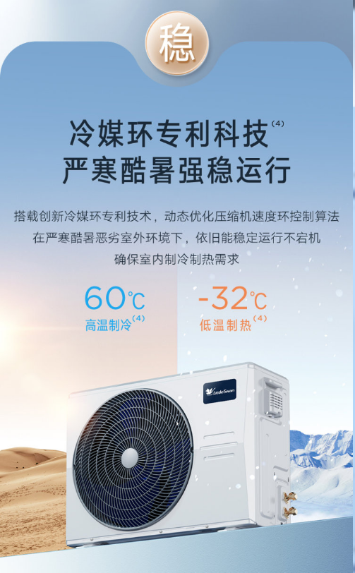 小天鹅空调3P柜机KFR-72LW/W12-1